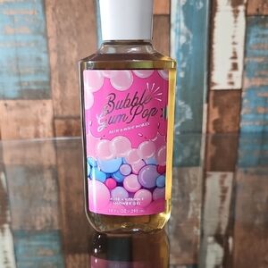 Bath & Body Works Bubble Gum Pop Shower Gel - Pink and Gold